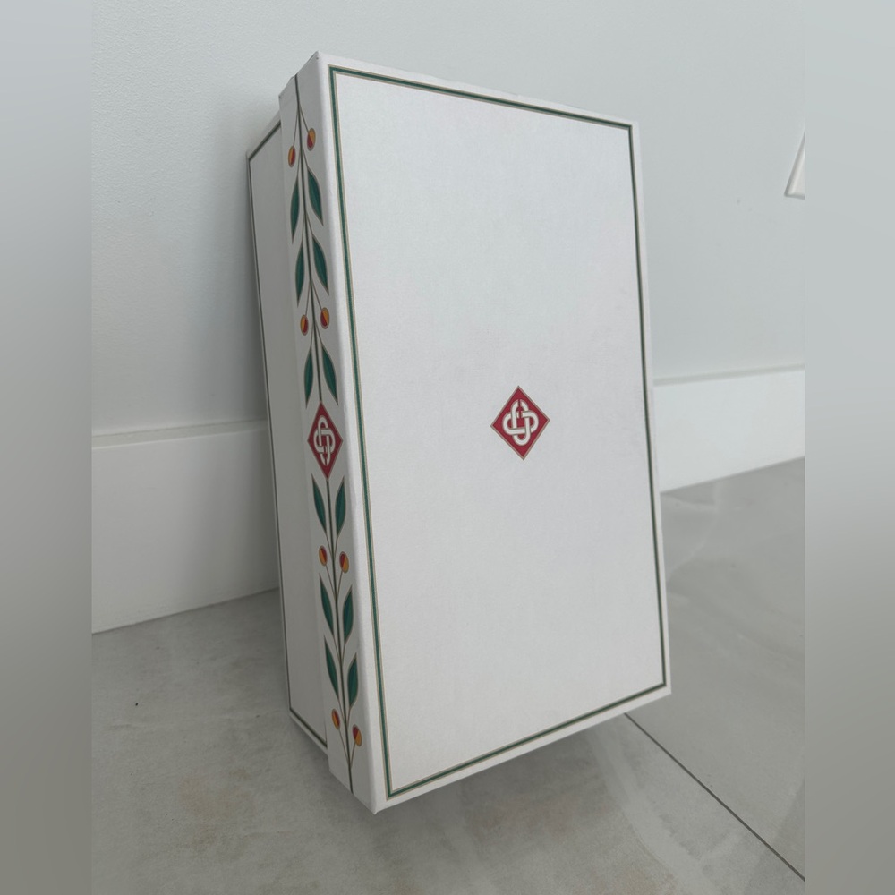 Rare Casablanca Men’s Laurel Slides Shoebox with Logo Tissue Paper